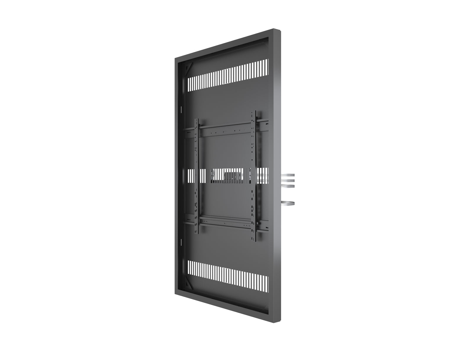 Multibrackets M Pro Series Enclosure 75" Column Slim Large Black Signage Display Enclosures Multibrackets