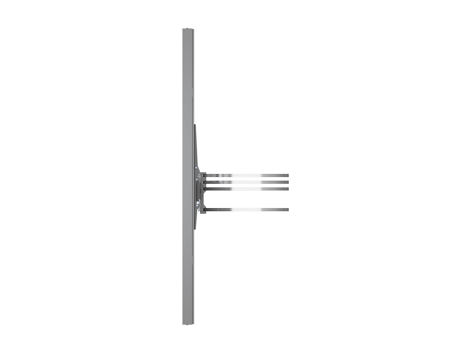 Multibrackets M Pro Series Enclosure 75" Column Slim Large Black Signage Display Enclosures Multibrackets
