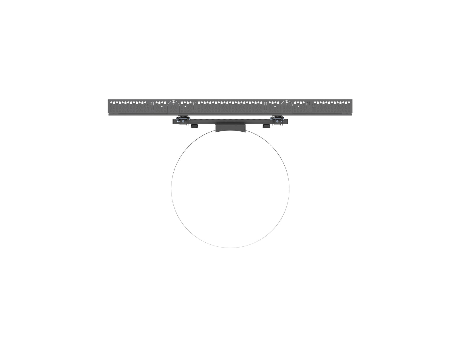 Multibrackets M Pro Series Enclosure 75" Column Slim Large Black Signage Display Enclosures Multibrackets