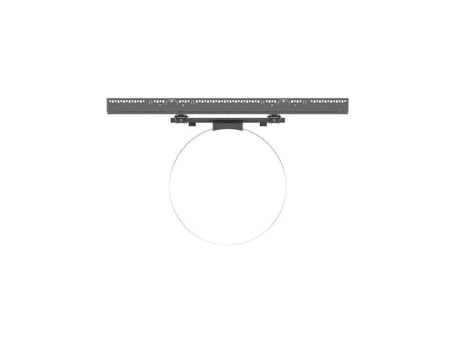 Multibrackets M Pro Series Enclosure 75" Column Slim Large Black Signage Display Enclosures Multibrackets