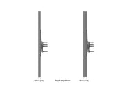 Multibrackets M Pro Series Enclosure 75" Column Slim Large Black Signage Display Enclosures Multibrackets