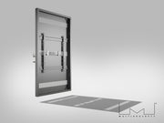 Multibrackets M Pro Series Enclosure 75" Column Slim Large Black Signage Display Enclosures Multibrackets
