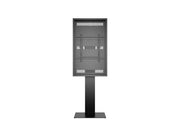 Multibrackets M Pro Series Enclosure 55" Kiosk High Brightness Black Signage Display Enclosures Multibrackets