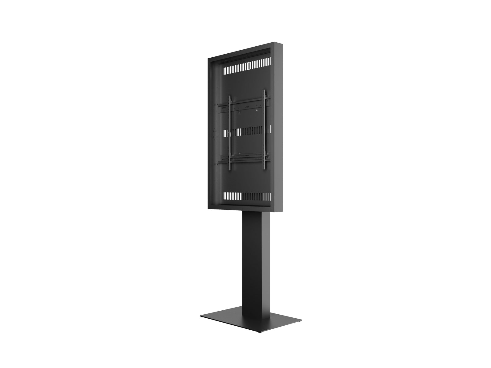 Multibrackets M Pro Series Enclosure 55" Kiosk High Brightness Black Signage Display Enclosures Multibrackets
