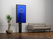 Multibrackets M Pro Series Enclosure 55" Kiosk High Brightness Black Signage Display Enclosures Multibrackets
