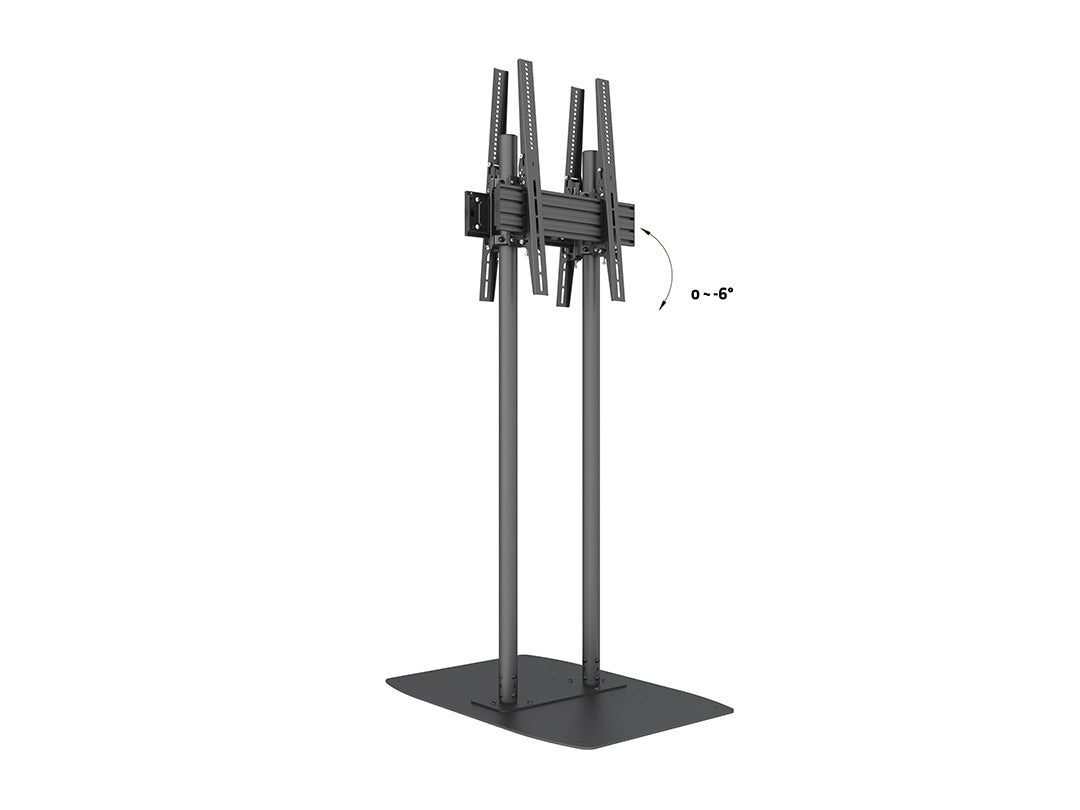 Multibrackets B2B M Dual Pole Floorbase Pro - (65"-90") Floor Stand Multibrackets