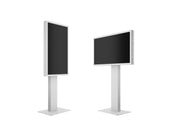 Multibrackets M Pro Series Enclosure 55" Kiosk High Brightness White Signage Display Enclosures Multibrackets