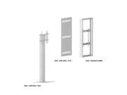Multibrackets M Pro Series Enclosure 55" Kiosk High Brightness White Signage Display Enclosures Multibrackets