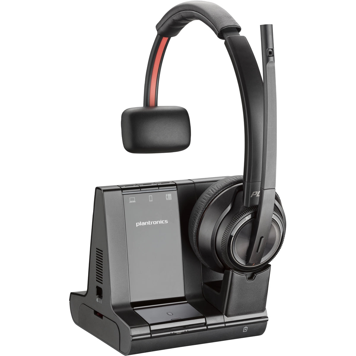Poly Savi 8200 UC 8210 Wired/Wireless Over-the-head Mono Headset | 8D3E9AA#ABB Headset Poly