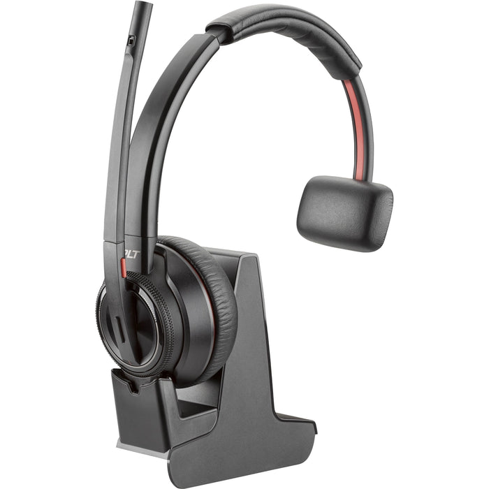 Poly Savi 8210 Microsoft Teams Certification Wireless On-ear Mono Headset Black | 8D3F1AA#ABB Headset Poly