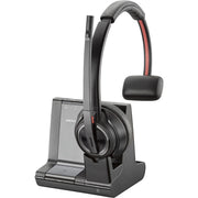 Poly Savi 8210 Microsoft Teams Certification Wireless On-ear Mono Headset Black | 8D3F1AA#ABB Headset Poly
