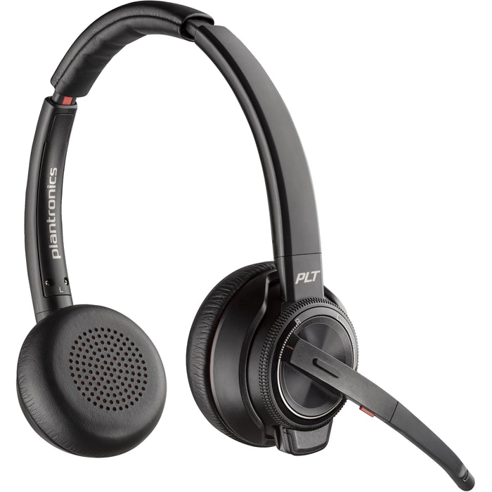 Poly Savi 8220 Wireless Headset with Bluetooth Charging Stand | 8D3F2AA#ABB Headset Poly