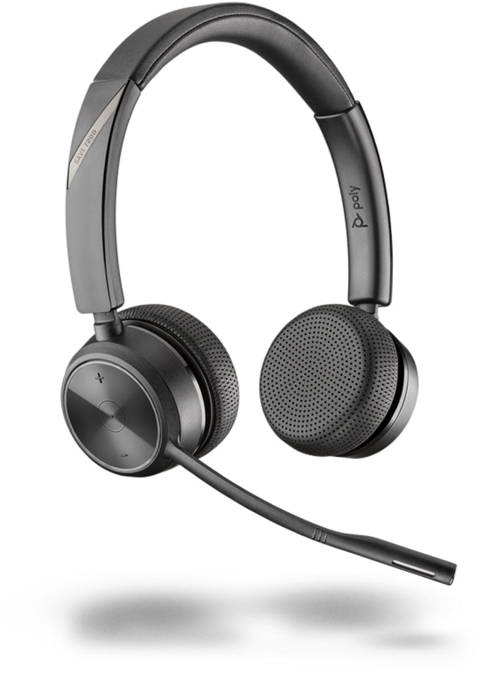 Poly Savi Office 7220 Wireless Over-the-ear Noise Canceling Stereo Headset Headset Poly