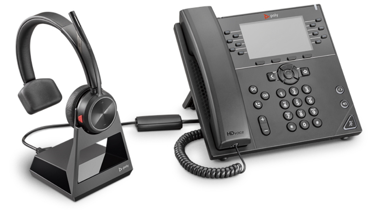 HP Poly Savi 7200 Office 7210 Wireless Over-the-head Mono Headset | 8D3G9AA#ABB Headset Poly