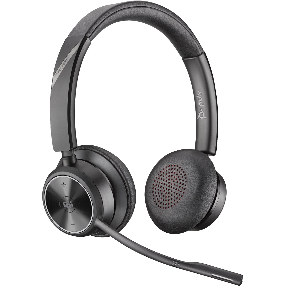 HP Poly Savi 7300 Office 7320-M Wireless Over-the-head Stereo Headset | 8D3J6AA#ABB Headset Poly