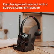 Poly Savi 8210 Wireless Black Headset Headset Poly