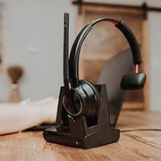 Poly Savi 8210 Wireless Black Headset Headset Poly