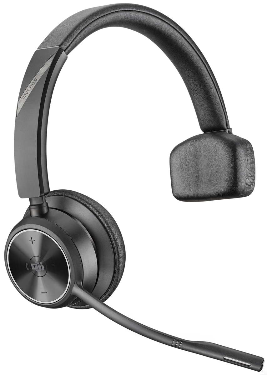 Poly Savi 7310-M Office DECT 1880-1900 MHz Single Ear Headset | 8D3K7AA#ABB Headset Poly