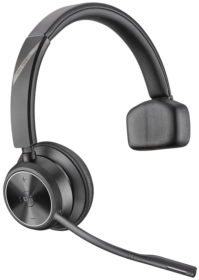 Poly Savi 7310-M Office DECT 1880-1900 MHz Single Ear Headset | 8D3K7AA#ABB Headset Poly