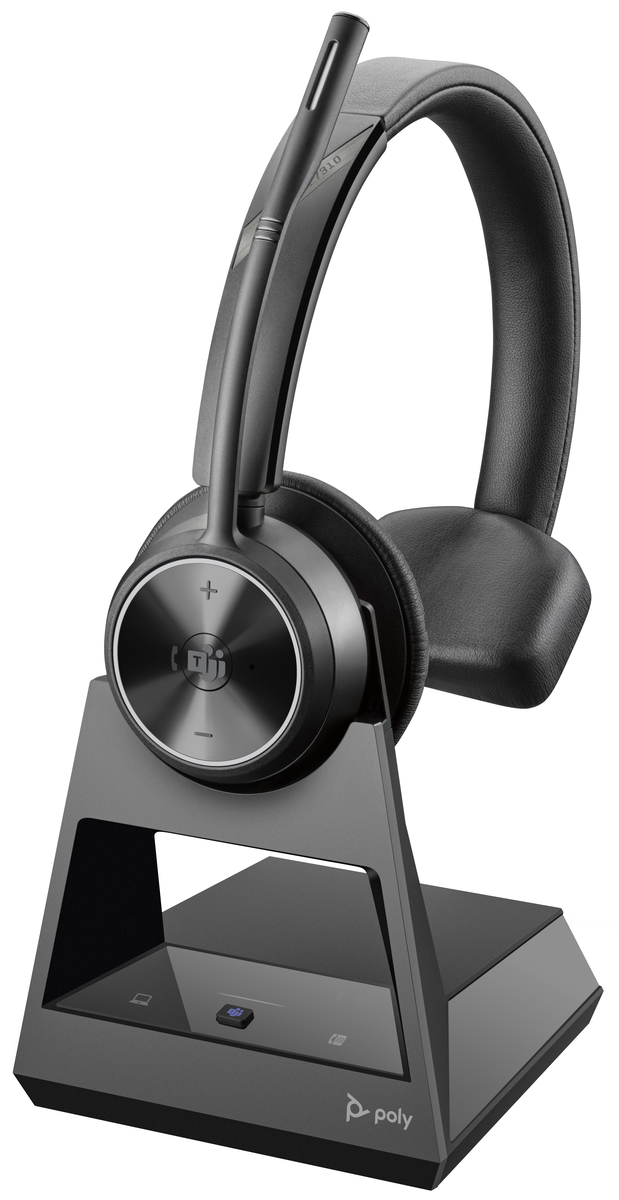 Poly Savi 7310-M Office DECT 1880-1900 MHz Single Ear Headset | 8D3K7AA#ABB Headset Poly