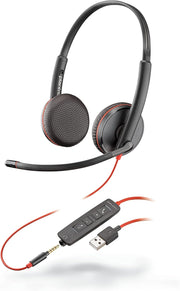Poly Blackwire C3225 USB-C w/USBC/A Retail Headset Headset Poly