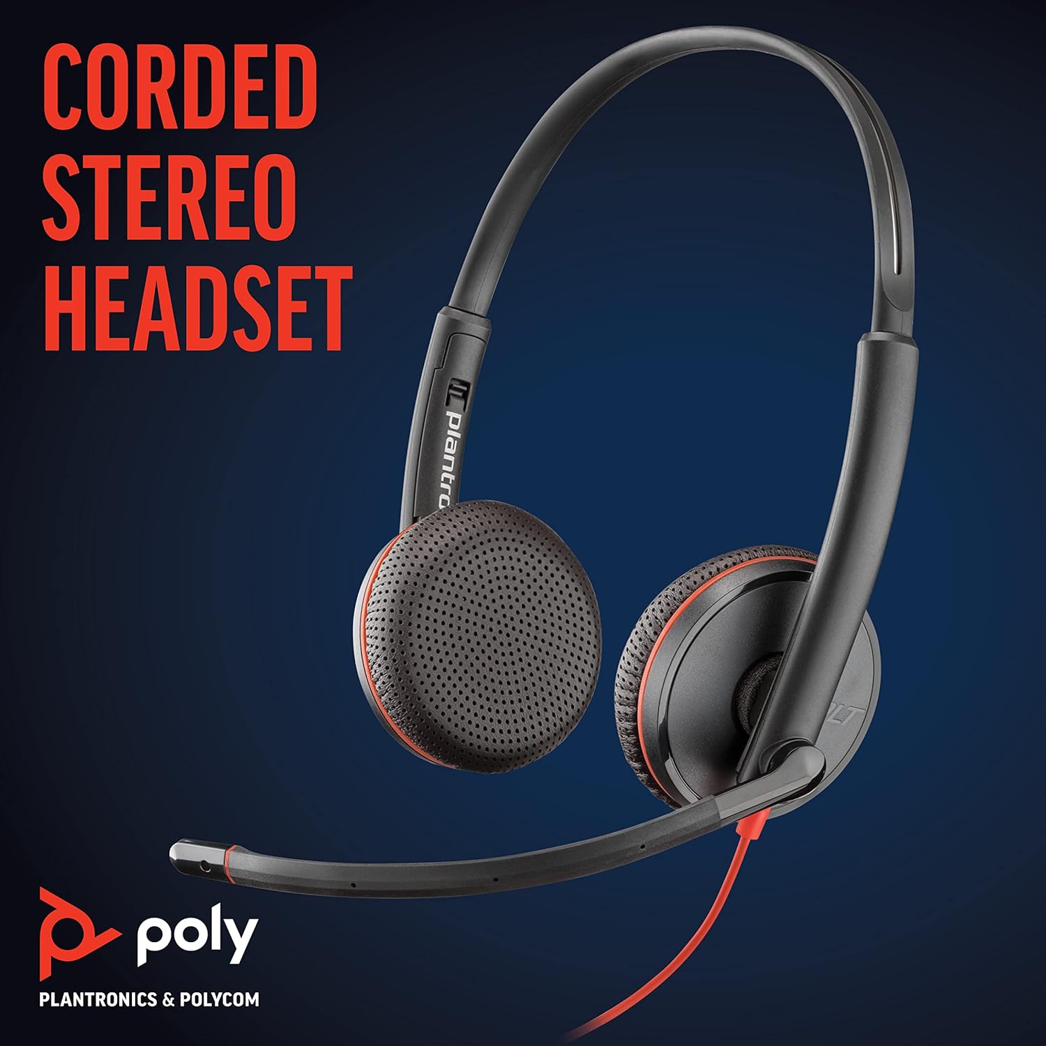 Poly Blackwire C3225 USB-C w/USBC/A Retail Headset Headset Poly