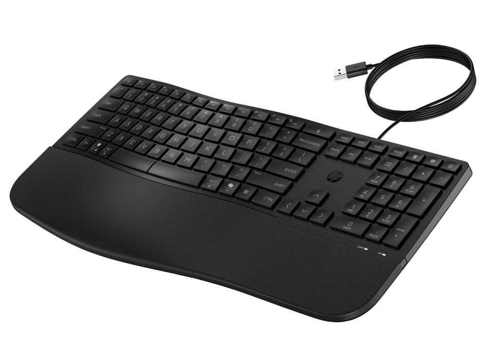 HP 485 Comfort Wired Keyboard – Full-Size USB | 8T6M2AA#ABB Keyboard & Mouse HP