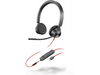 Poly Blackwire 3325 Stereo Microsoft Teams Certified USB-C Headset +3.5mm Plug +USB-C/A Adapter | 8X222AA