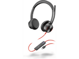 Poly Blackwire 8225 Stereo Microsoft Teams Certified USB-C Headset + USB-C/A Adapter | 8X225AA