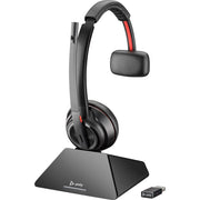 Poly Savi 8220 Stereo DECT 1880-1900 MHz Top + Charging Cradle | 8Y9C4AA#ABB Headset Poly