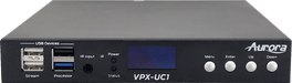 Aurora Multimedia VPX-UC1 Ultra 4K60 1G Unified Communication AVoIP Transceiver AV Extender Aurora