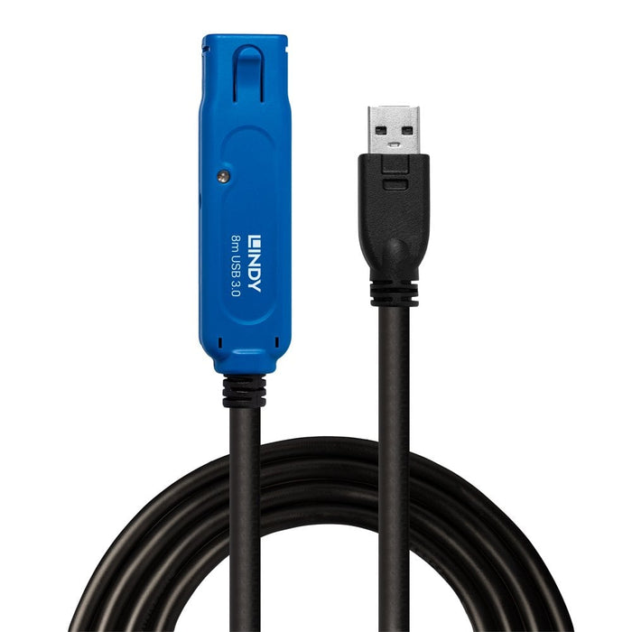 Lindy 8m USB 3.0 Active Extension Pro | 43158 USB Cable Lindy