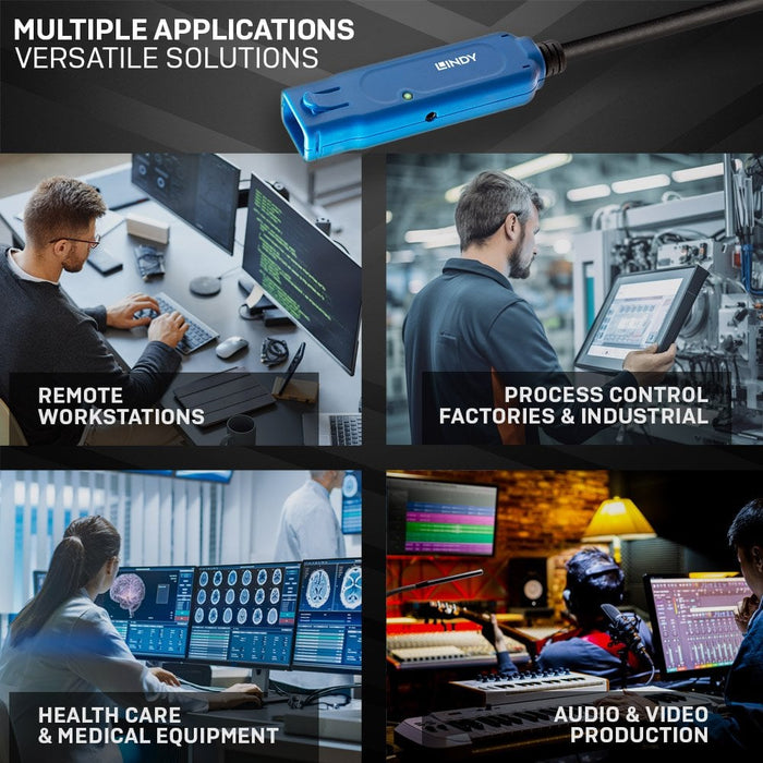 Lindy 8m USB 3.2 5Gbps C/A Active Extension Pro | 43381 USB-C Cable Lindy