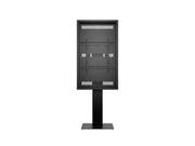 Multibrackets M Pro Series Enclosure 65" Kiosk High Brightness Black Signage Display Enclosures Multibrackets