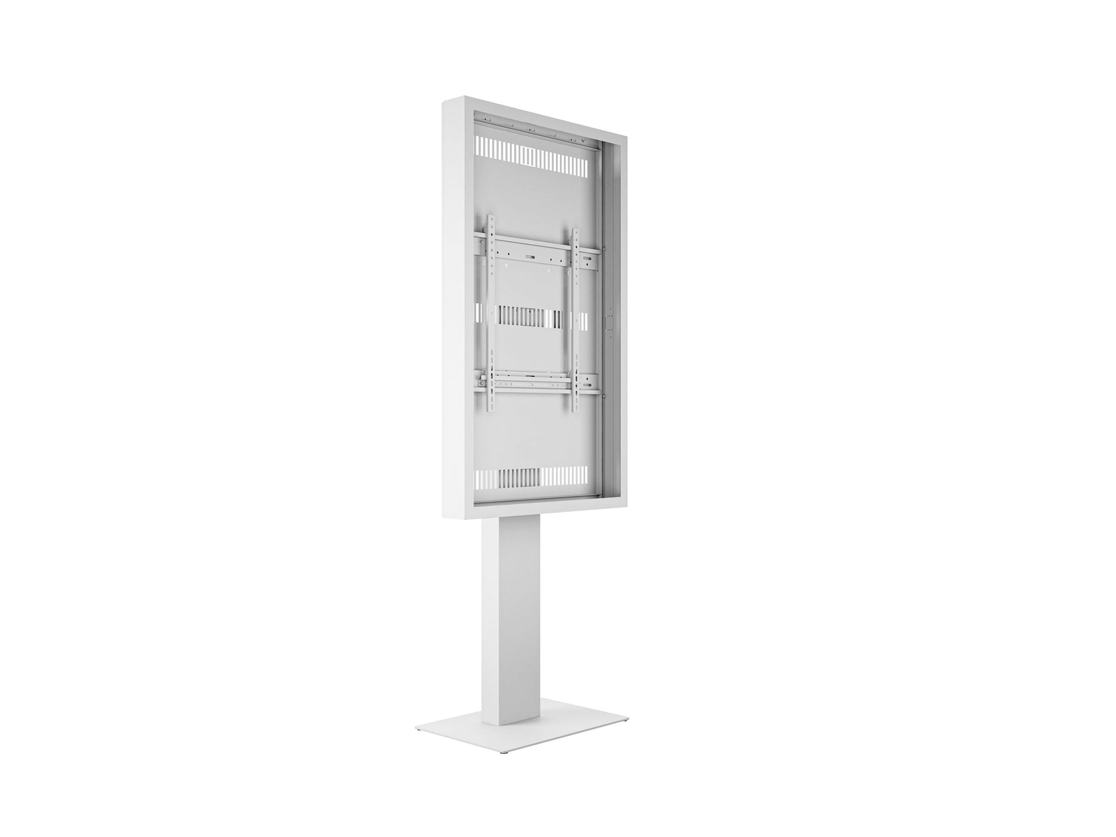 Multibrackets M Pro Series Enclosure 65" Enclosure Kiosk High Brightness White Signage Display Enclosures Multibrackets
