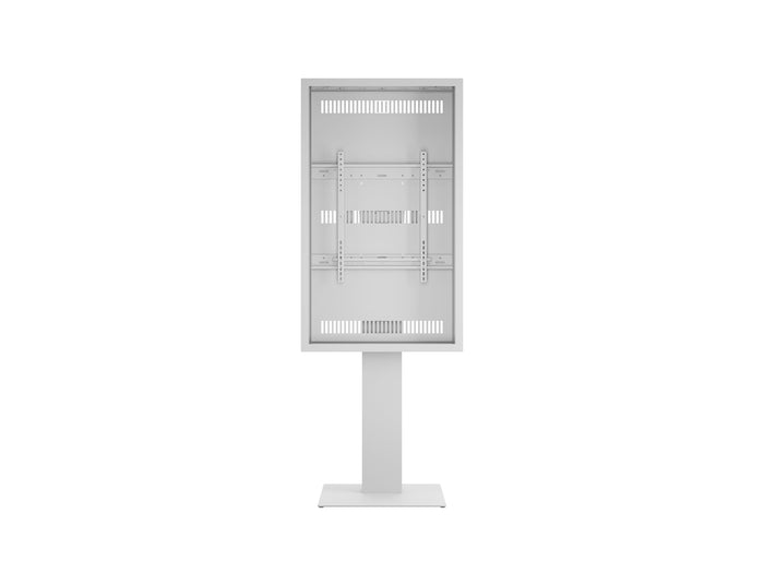 Multibrackets M Pro Series Enclosure 65" Enclosure Kiosk High Brightness White Signage Display Enclosures Multibrackets