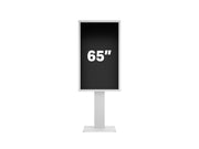 Multibrackets M Pro Series Enclosure 65" Enclosure Kiosk High Brightness White Signage Display Enclosures Multibrackets