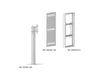 Multibrackets M Pro Series Enclosure 65" Enclosure Kiosk High Brightness White Signage Display Enclosures Multibrackets