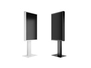 Multibrackets M Pro Series Enclosure 65" Enclosure Kiosk High Brightness White Signage Display Enclosures Multibrackets