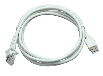 Datalogic 2 m USB Data Transfer Cable for Barcode Scanner - First End: USB Type A - White | 90A052278 Datalogic Barcode Reader Accessories Datalogic
