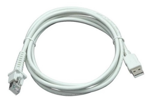 Datalogic 2 m USB Data Transfer Cable for Barcode Scanner - First End: USB Type A - White | 90A052278