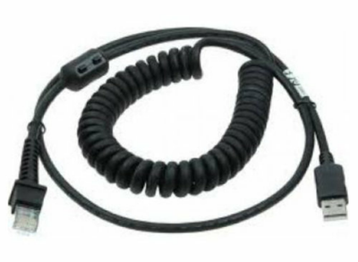 Datalogic 2.40 m USB Data Transfer Cable - Cable for Handheld Scanner - Black | 90A052285 Datalogic Barcode Reader Accessories Datalogic