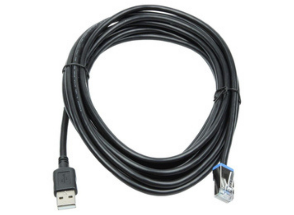 Datalogic 4.57 m USB Data Transfer Cable for Barcode Scanner - First End: USB Type A | 90A052292 Barcode Reader Accessories Datalogic