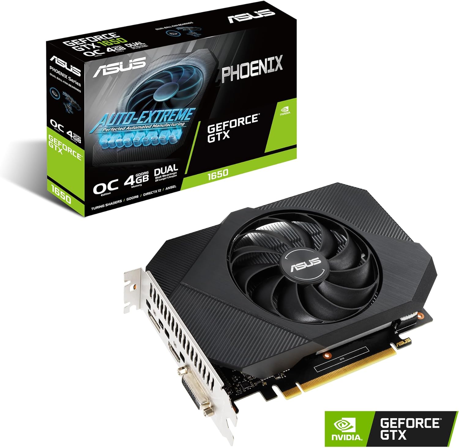 ASUS　PH GTX1650-O4G ASUS Phoenix PH-GTX1650-O4GD6-P NVIDIA GeForce GTX 1650 4 GB