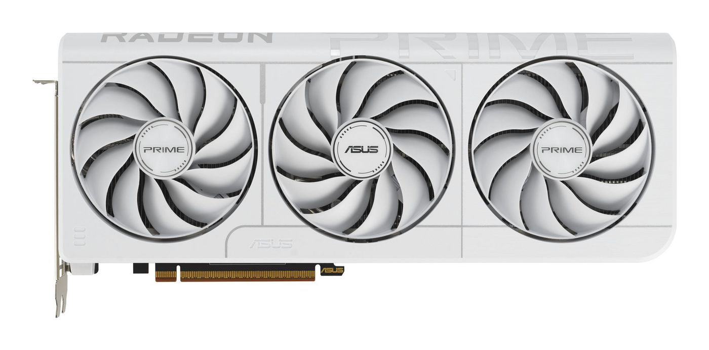 Asus Prime Radeon RX 9070 XT White Edition 16GB GDDR6 Graphics Card | 90YV0L75-M0NA00 Asus Graphics Card Asus