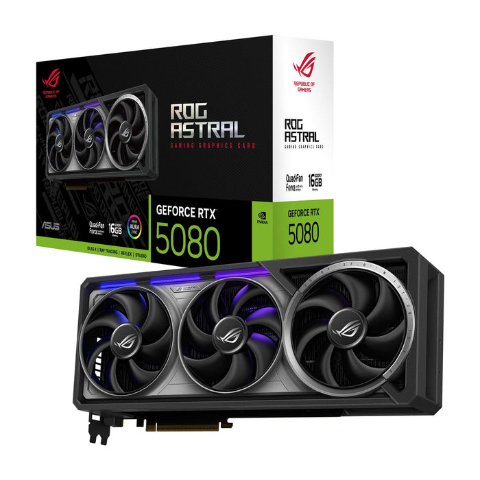 Asus GeForce RTX 5080 ROG Astral 16GB GDDR7 Graphics Card | 90YV0LV1-M0NA00
