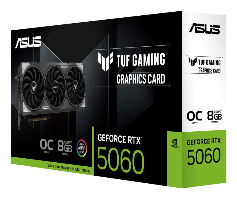 Asus GeForce RTX 5060 TUF Gaming OC 8GB GDDR7 Graphics Card | 90YV0N00-M0NA00 Asus Graphics Card Asus