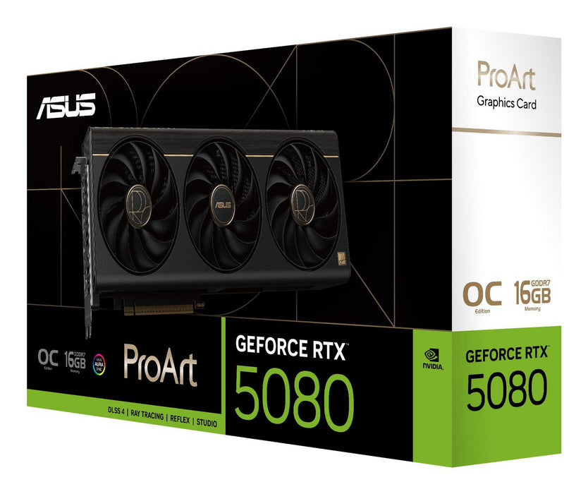 Asus GeForce RTX 5080 ProArt OC 16GB GDDR7 Graphics Card | 90YV0N30-M0NA00