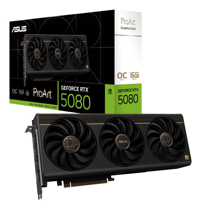Asus GeForce RTX 5080 ProArt OC 16GB GDDR7 Graphics Card | 90YV0N30-M0NA00