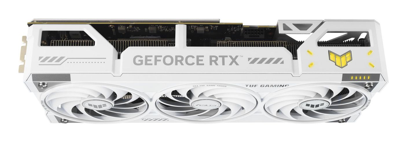 Asus GeForce RTX 5070 Ti TUF Gaming OC BTF White 16GB GDDR7 Graphics Card | 90YV0N60-M0NA00 Asus Graphics Card Asus
